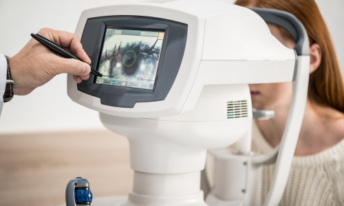 Vision Treatment at an Optometrist office