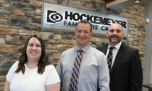 Dr. Hockemeyer, Dr. Hoffman, and Dr. Fuelling of Hockemeyer Family Eye Care